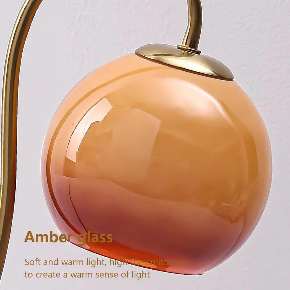 Nordic Table Lamp Glass Aroma Candles LED Desk Lamp GU10 Adjust Light Source Bedside Study Home Ambiance Decorative Table Light