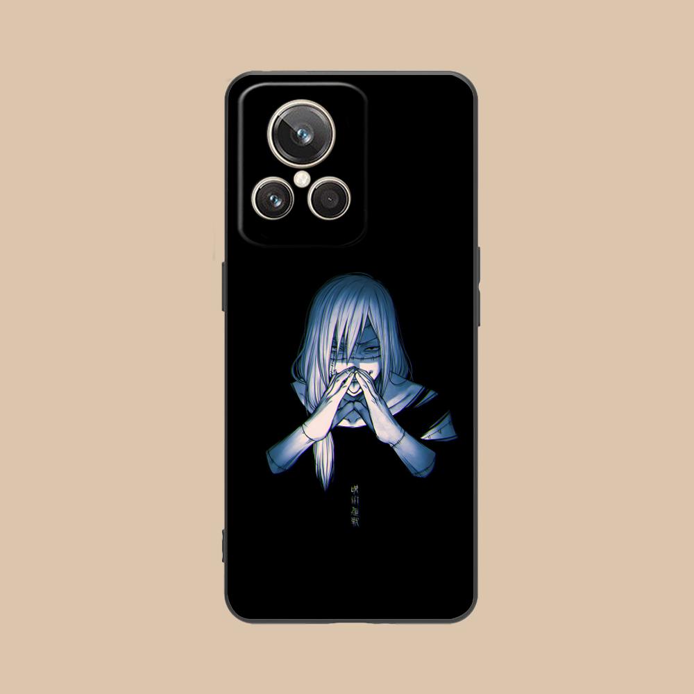 JJK Mahito Phone Case for Realme 15 14 13 12 11 10 9 Pro Plus T i Lite 5G Soft TPU Shockproof Cover