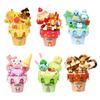 Pokemon Pikachu Squirtle Jigglypuff Ice Cream Building Blocks Desktop Ornaments DIY Toy Holiday Gifts For Kids Collection