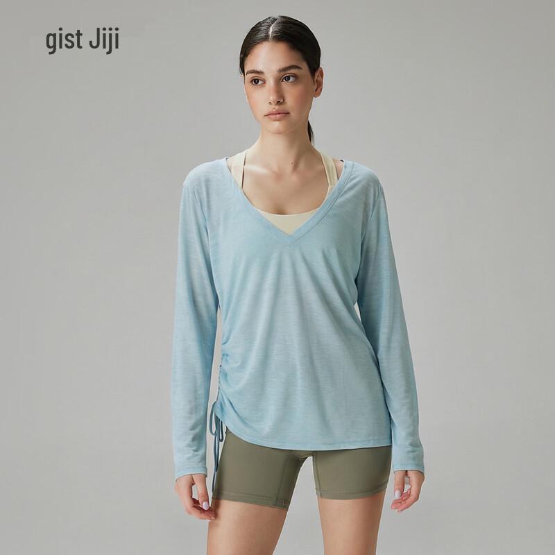 gigt Jiji V-Neck Long Sleeve Yoga Cover-Up L