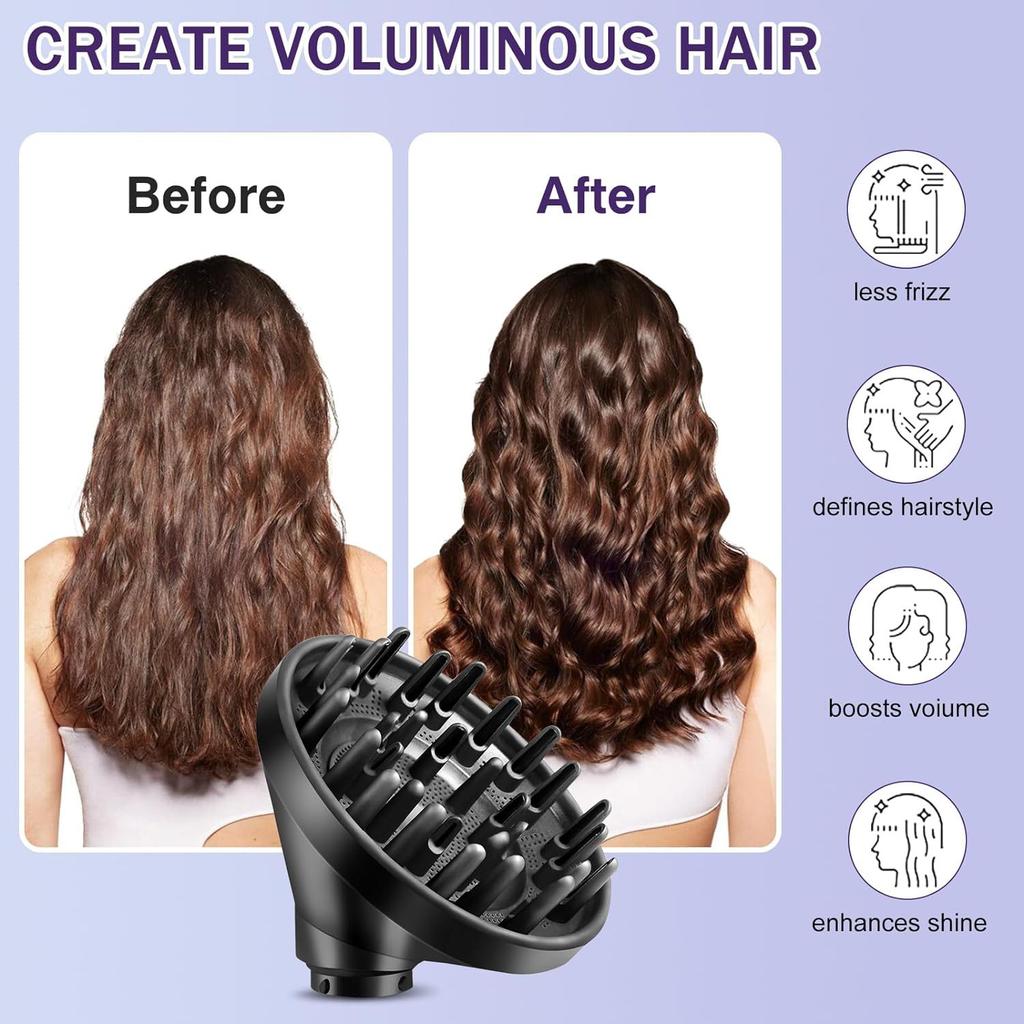 Für Dyson HS01/HS05 Diffusor für Supersonic Haartrockner Ersatz AirwrapHS01/HS05 Universeller Stereotyp Haarkopf Diffusor