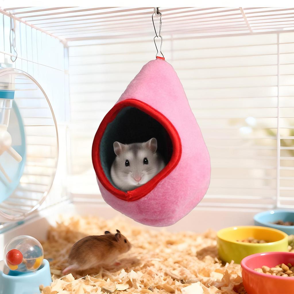 Chinchilla Hängematte Igel Nest Aufhängbar Kleine Haustier Hängematte zur Bereicherung Entspannend Schlafen Innen Außen Kleines Haustier