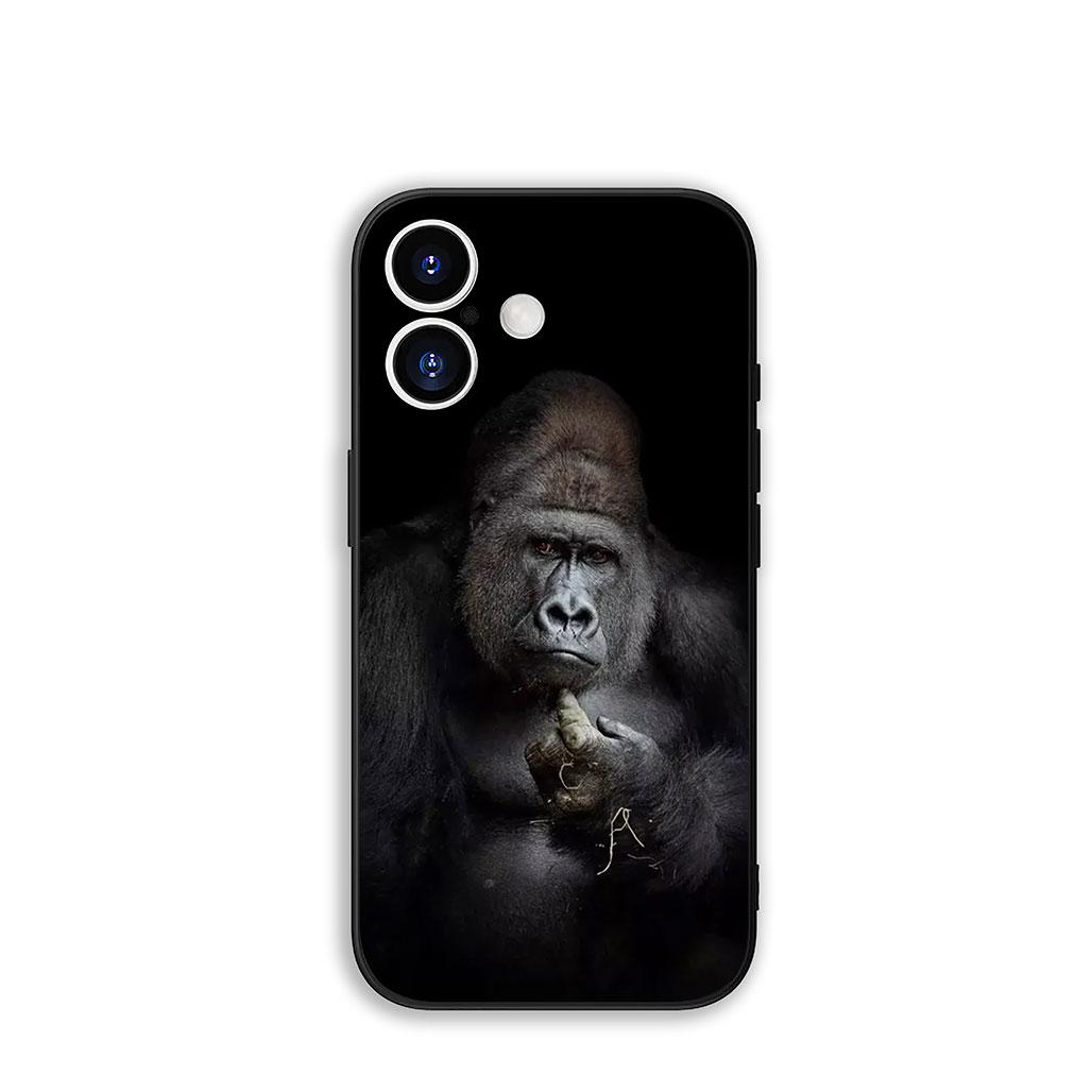 

Phone Cover Monkey Gorilla Ape Baby Casing for Samsung Galaxy S25 S24 S22 S23 FE Ultra Plus A56 A05 A06 A15 A16 A55 S7 Edge Case Galaxy A16