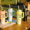 1000ML Thermal Water Bottle Cold and Hot Coffee Cups Gifts Insulation Bottles