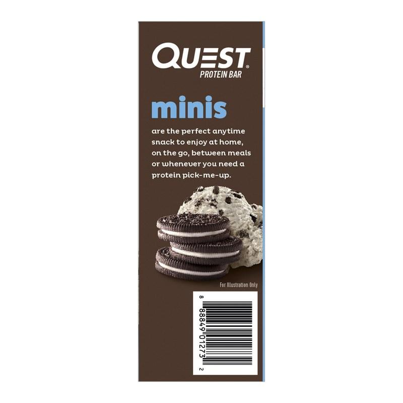 Quest Nutrition Mini Protein Bar Cookie & Cream Flavor 14 Pieces