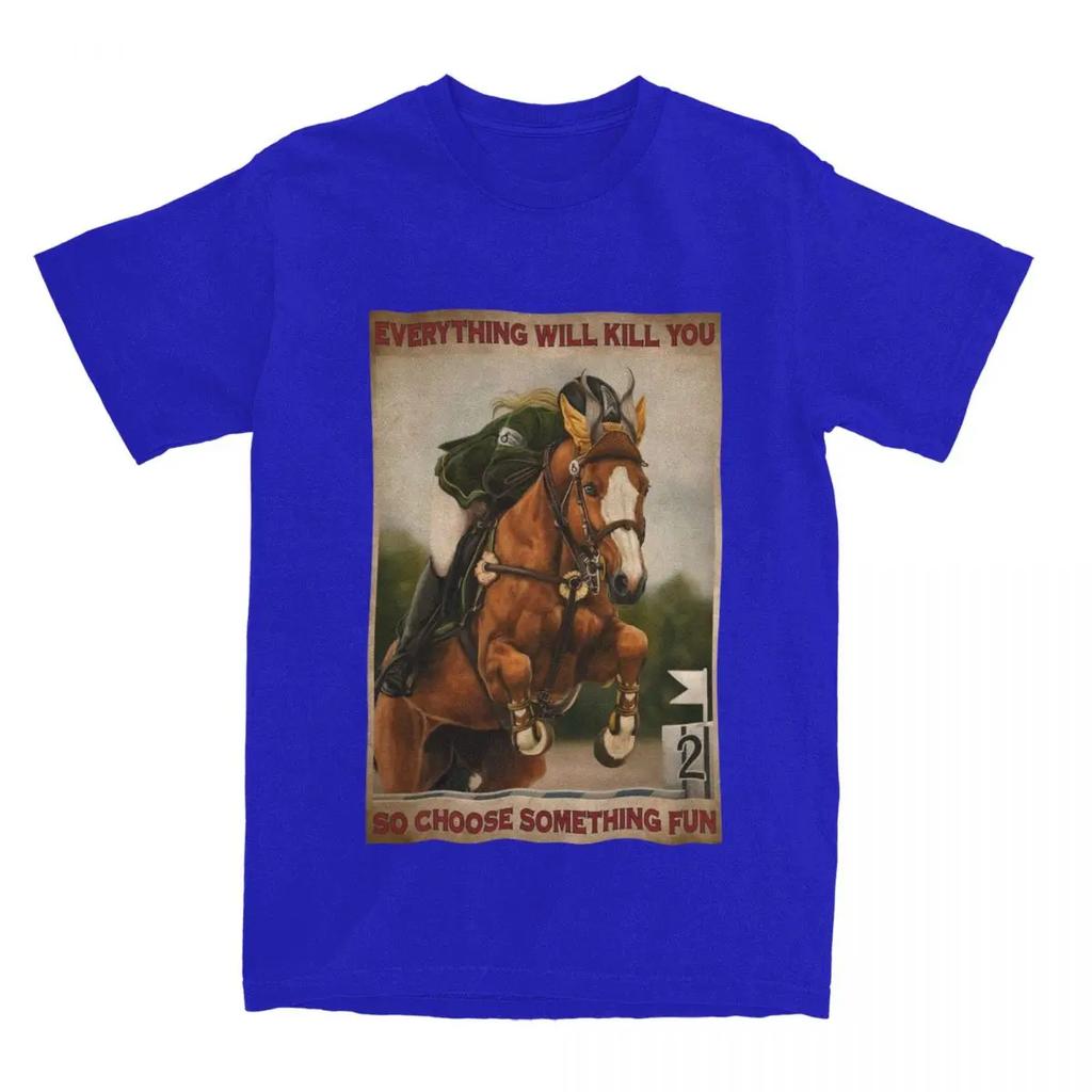 Männer Frauen Pferderennen T-Shirts Merchandise Pferdeliebhaber Reine Oberteile T-Shirt Vintage T-Shirts Erwachsene