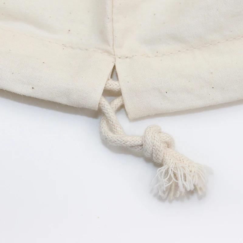 Multi-Purpose Canvas Drawstring Bags 10pcs,  Storage for Rice Grains Travel Shopping Gifts Compact Reusable Organizer