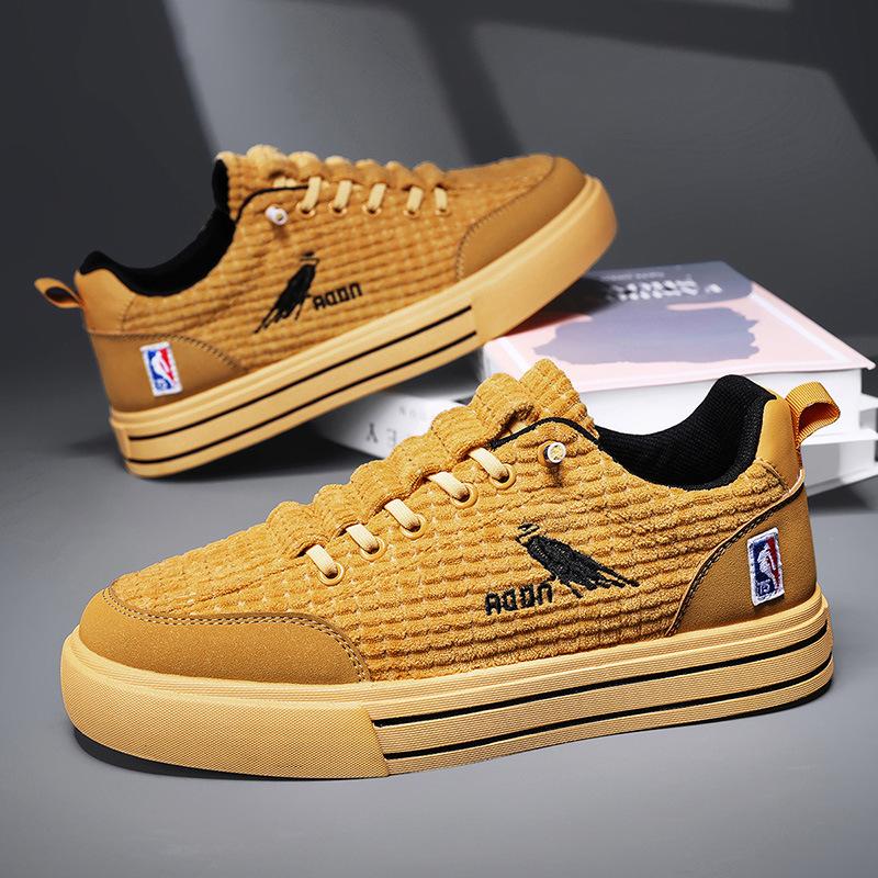 

Мужская обувь 2025 года, весна, новая мода, платформа, увеличивающая рост, обувь для занятий спортом на открытом воздухе, мужская удобная повседневная обувь 39 жёлтый