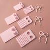 Flexible PLA Clay Earring Mould Set for Line Shaping and Creative Bowknot Designs In Jewelry Crafting