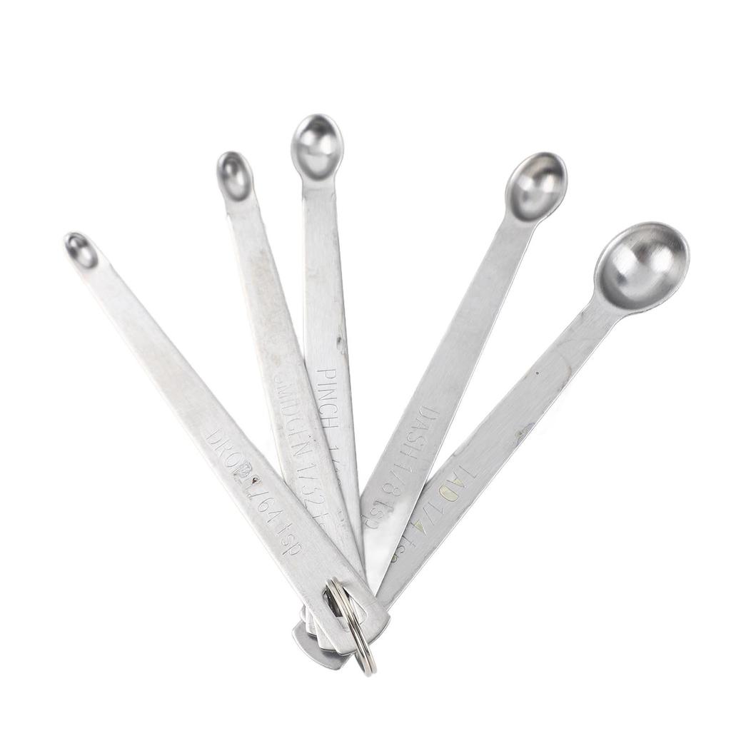 Mini Measuring Spoon Set Kitchen Seasoning Measuring Spoon Five Piece Set Combination Stainless Steel Measuring Spoon 5