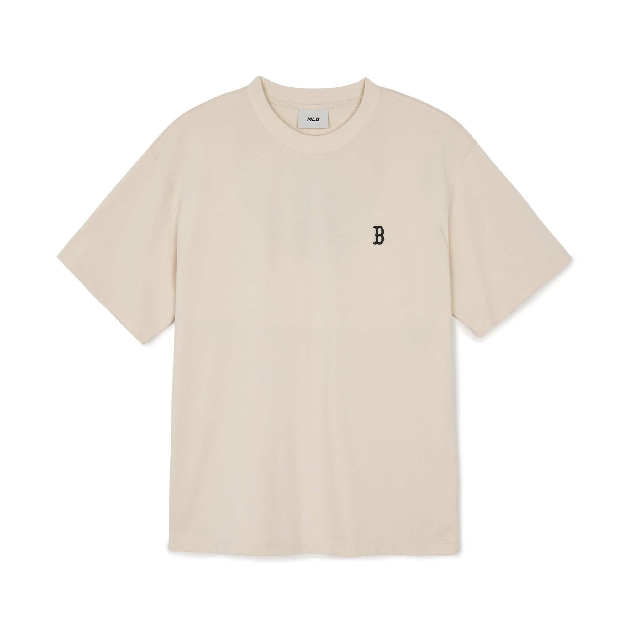 

New MLB Boston Red Sox T Shirt Unisex Cream 3ATSB0444-43CRD XL