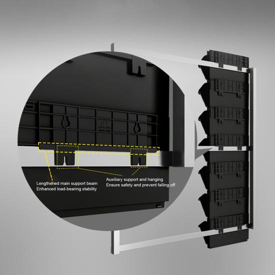 Samonawadniający doniczka ścienna Zewnętrzna doniczka montowana na ścianie Pionowa doniczka do układania w stos z otworami drenażowymi na balkon Podwórko Ogrodnictwo pionowe