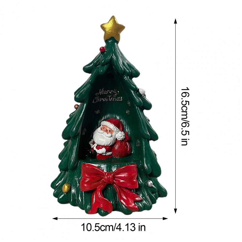 Aromatherapie Räuchergefäß Meditations Räuchergefäß Festlicher Weihnachtsbaum Rückfluss Räuchergefäß mit Weihnachtsmann für Aromatherapie