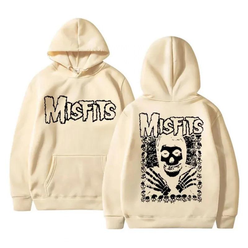 Skeleton Misfits Singer Graphic Printing New Swe