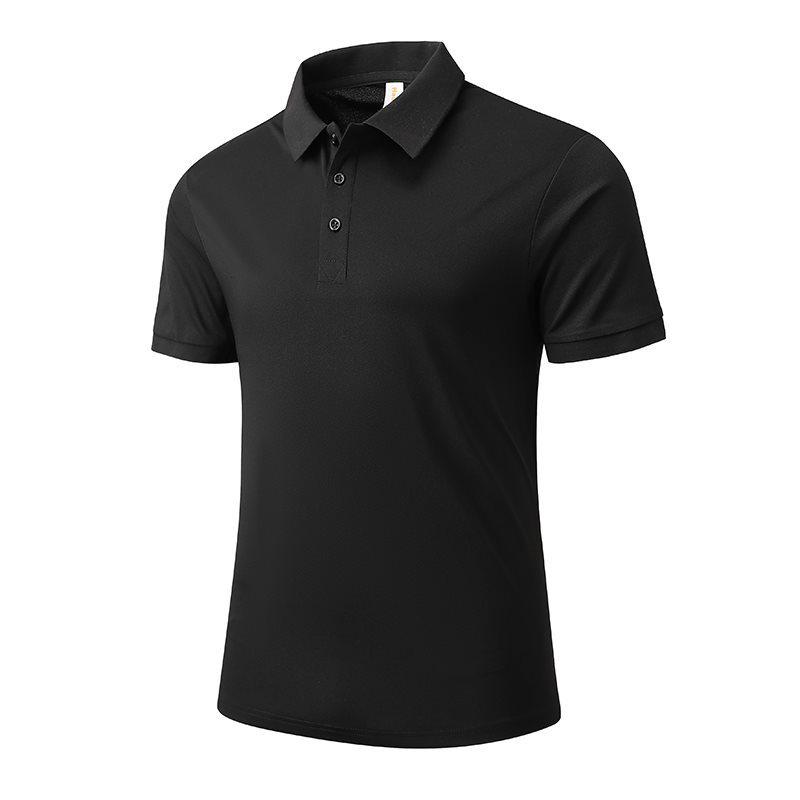 Polo Casual da Uomo 2026 ad Alta Elasticità - Manica Corta, Fine Cotone Imitazione, Collo a Revers.
