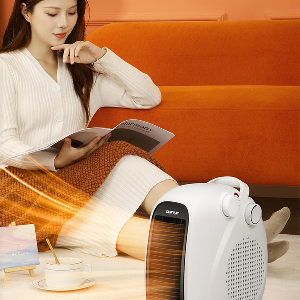 Portable Electric Space Heater Quiet Heater for Home Bedroom Desktop