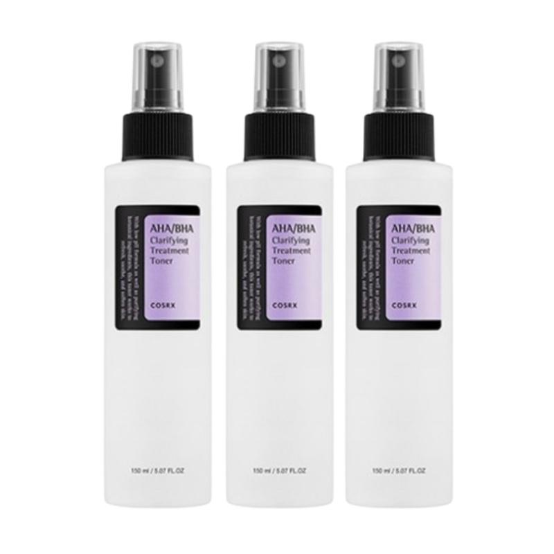 COSRX AHA/BHA Clarifying Treatment Toner 150ml – Daily Exfoliating Mist Toner,Acid Toner for Smoother Skin Texture, Hydrating & Brightening Skin Toner
