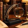 Antique Watts & Sons Ltd Optique Londres 1914 Loupe Loupe de Bureau en Laiton Décoration Bibliothèque Bureau Cadeau