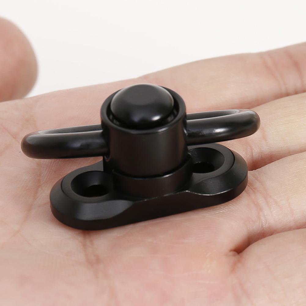 Support Pivotant pour Bretelle QD 1,25" Robuste à Détachement Rapide Bouton Poussoir Pivots pour Bretelle à Deux Points Pivotant à 360° Facile à Monter QD Sling2