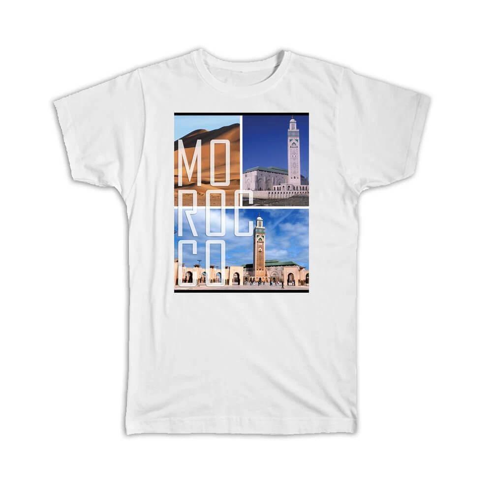 Подарочная футболка : Мечеть Касабланка Марокко Фотография Марокканская Африка Путешествие XL