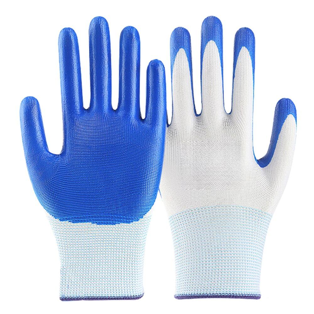 12pairs Anti-puncture Safety Working Gloves Excellent Grip Protective Work Glove  Construction Work