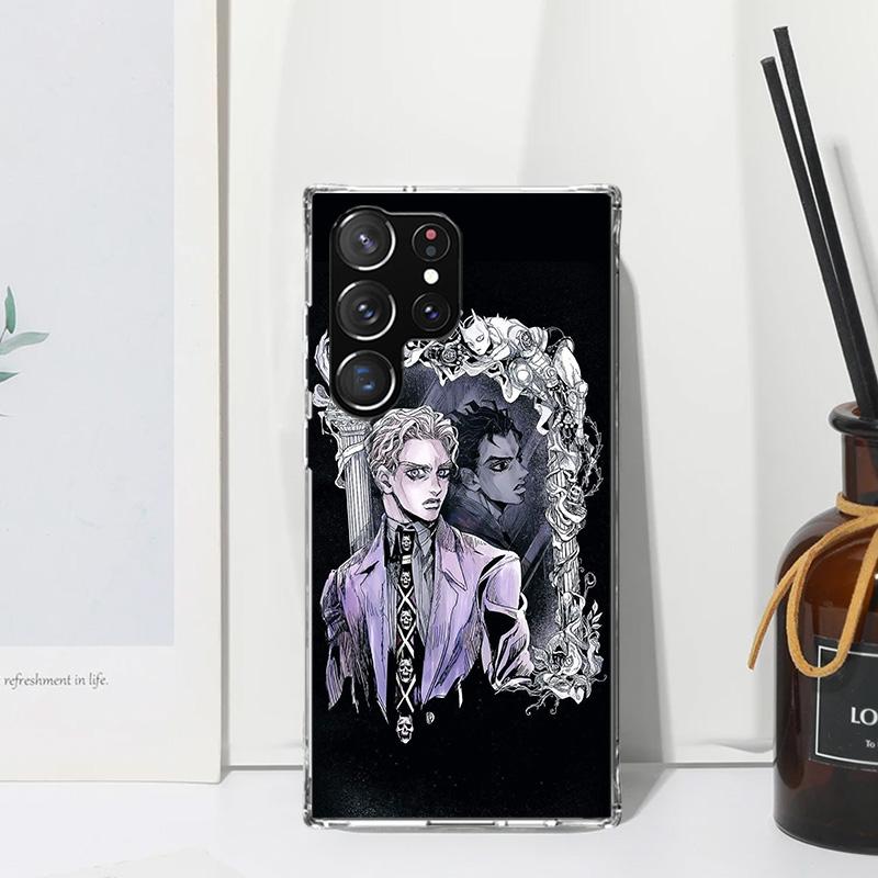 JoJo Kira Yoshikage Killer Queen Phone Case For Samsung Galaxy S26 S25 Edge S24 FE S23 S22 Ultra S21 Plus S20 + Art Fundas Back