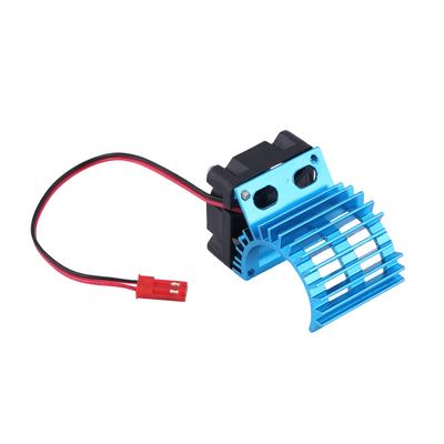 Heat Sink With Cooling Fan for 110 Scale Electric RC Car 380  390 Motor (Blue)
