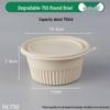 COFLYEE Biodegradable Corn Starch Round Takeout Bowls