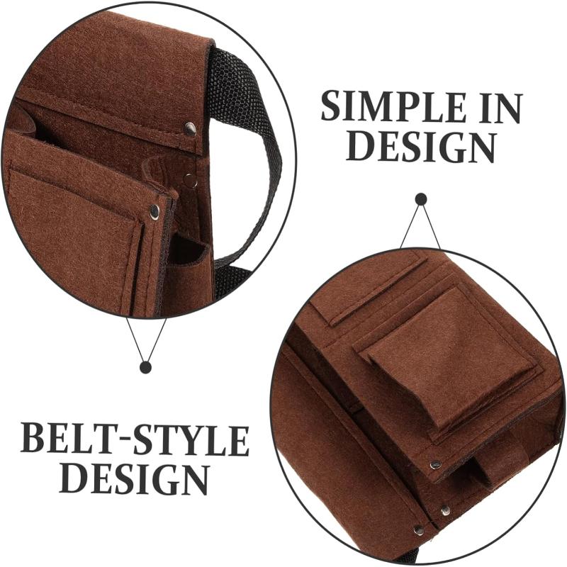 Tool Waist Bag, Large Capacity Belt, Tool Set, Wear-Resistant And Portable Nail Bag