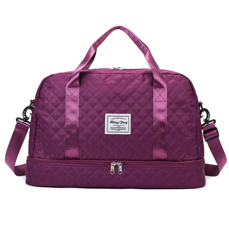 Lishen Large Capacity Quilted Travel Duffle Bag