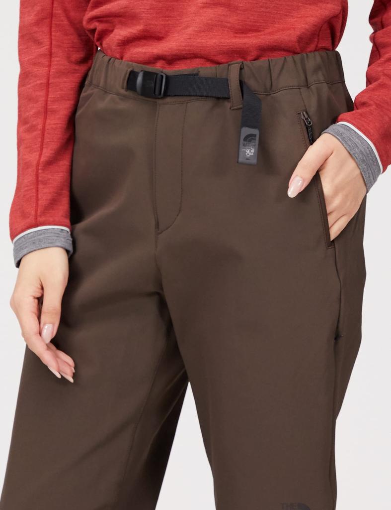 The North Face Barb Cocoa Size S Women's Pants, NBW32211, Water-Repellent, Stretch, Brown,