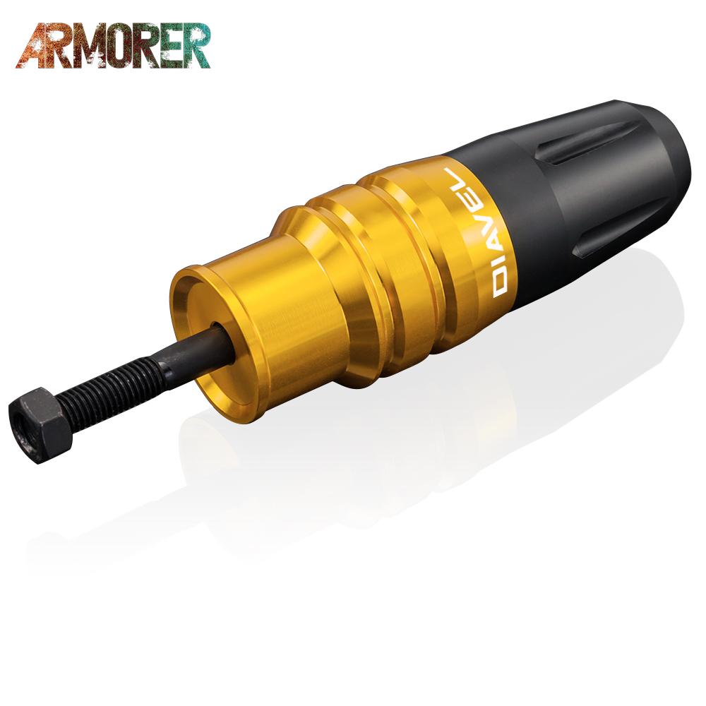 Universal Exhaust Sliders Crash Pads Protector Frame Falling Protectors For Ducati Diavel X Diavel/S Diavel 1260  Diavel