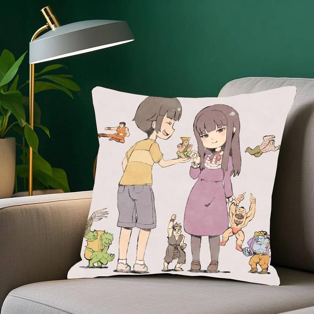 Komedi Anime Hi S-Score Girl Kuddfodral Heminredning Pläd för Soffa Säng Bil Rumsdekor Gåvoidé