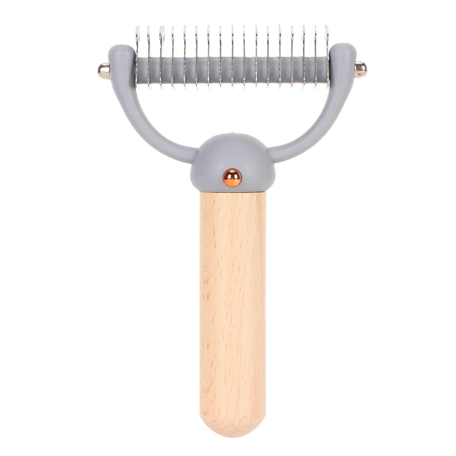 Pet Grooming Brush Pet Shedding Brush Remove Knotted   Pet Dematting Comb for Cat Dog