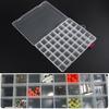1/2PCS 48-Compartment Transparent Fishing Lure Box PP Plastic Tool Box Jewelry Earring Bead Screw Container Fishing Accessories