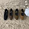 Flat Bottom Square Head One Word Mary Jane Single Shoes Women's Shoes 2025 New Spring and Autumn Versatile Retro Soft-soled Grandma Shoes