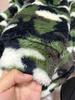 European & American Double-sided Camouflage Plush Zipper Hooded Women's Autumn/Winter Cardigan Coat