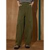 Coolhut American-Style Deconstructed Silhouette Workwear Casual Slimming Wide-Leg Scimitar 2025 Autumn Women's Jeans