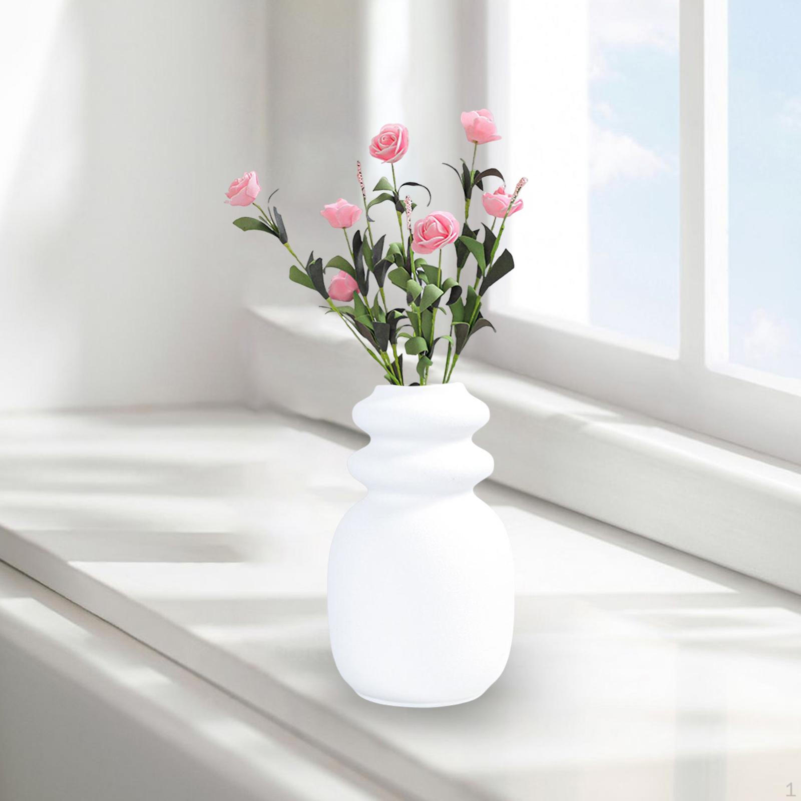 

Ceramic s Decorative , Room, Dining Centerpieces, Bathroom, Wedding, Elegant Gift frosted white