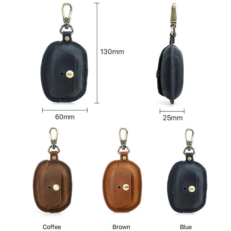 Suitable For Sony Wf-1000xm5 Leather Headphone Cover With Hooks And Portable Bluetooth Headphone Protective Cover