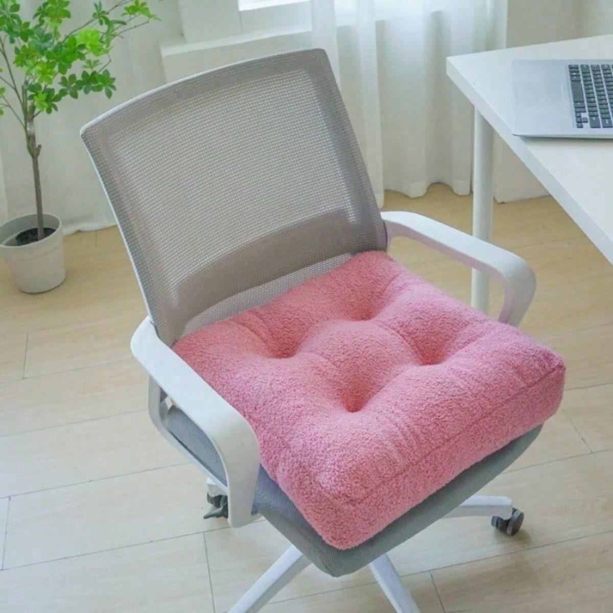1 Anti Slip Thick Plush Cushion, Suitable For Bedroom, Living Room, Office, Home Decoration 45x45x10cm