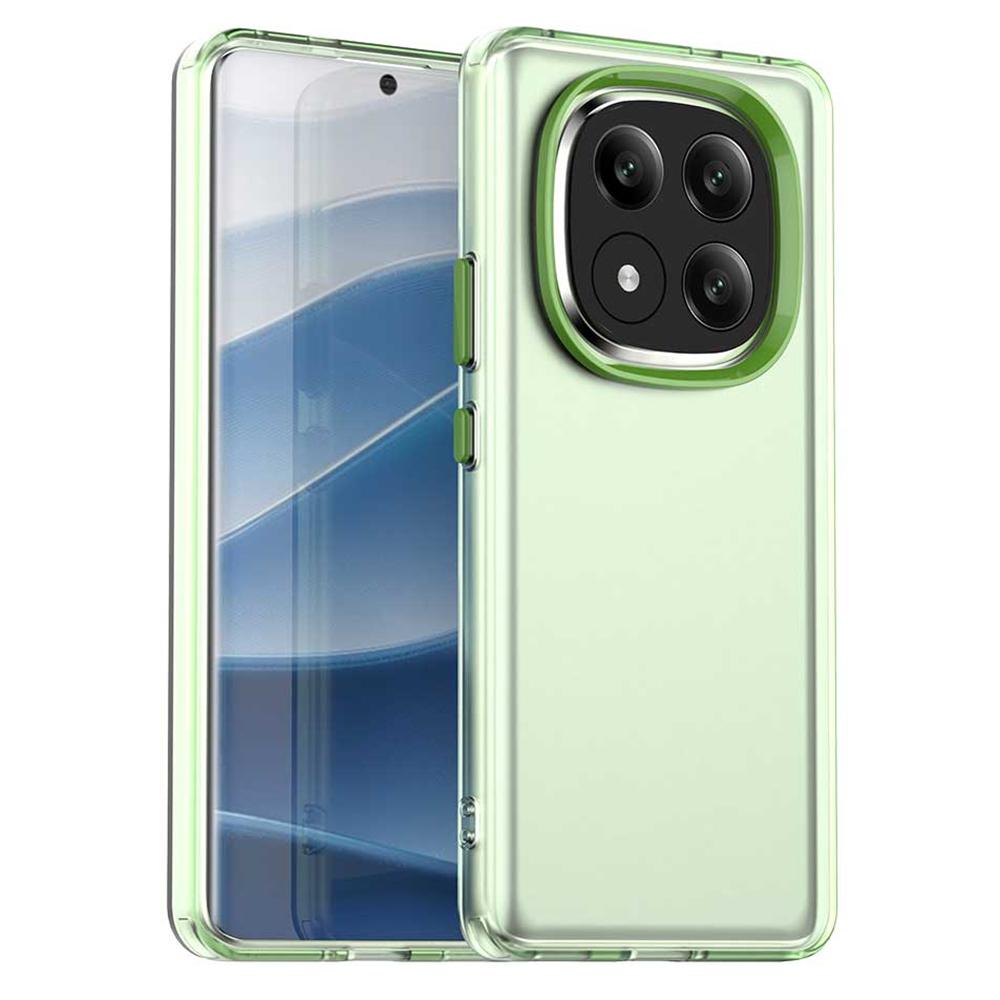 

Для Xiaomi Redmi Note 14 Pro+ 5G чехол PC+TPU+PET матовый противоударный чехол для телефона B