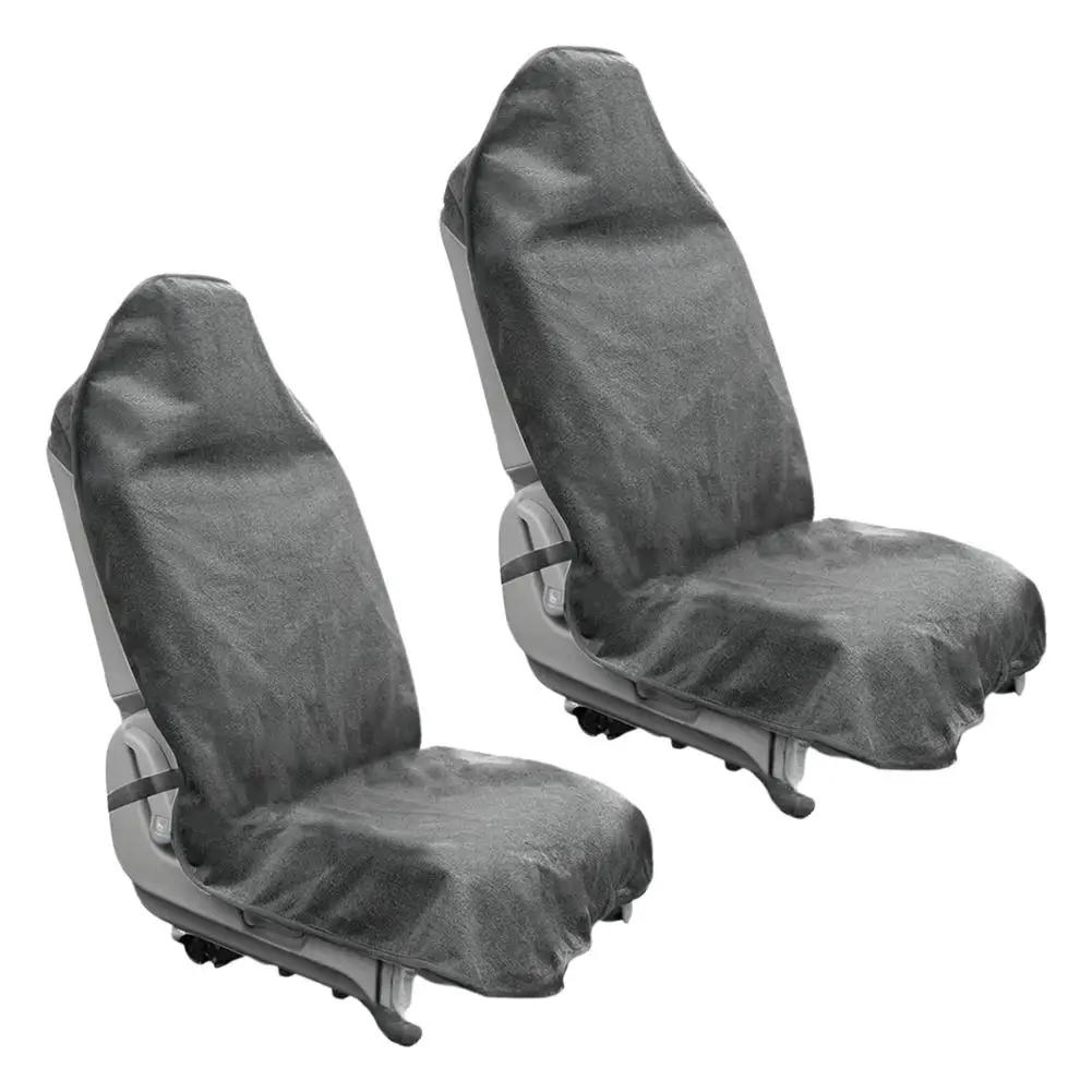 Uniwersalne Pokrowce na Siedzenia Samochodowe Antypoślizgowe Wodoodporne Rękawy Przeciw Potowi Ochraniacz Siedzenia Ochrona Wnętrza Samochodu i Pochłaniające Kurz B1S9