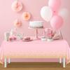 Disposable PEVA Thickened Plastic Rectangular Tablecloth Party Supplies