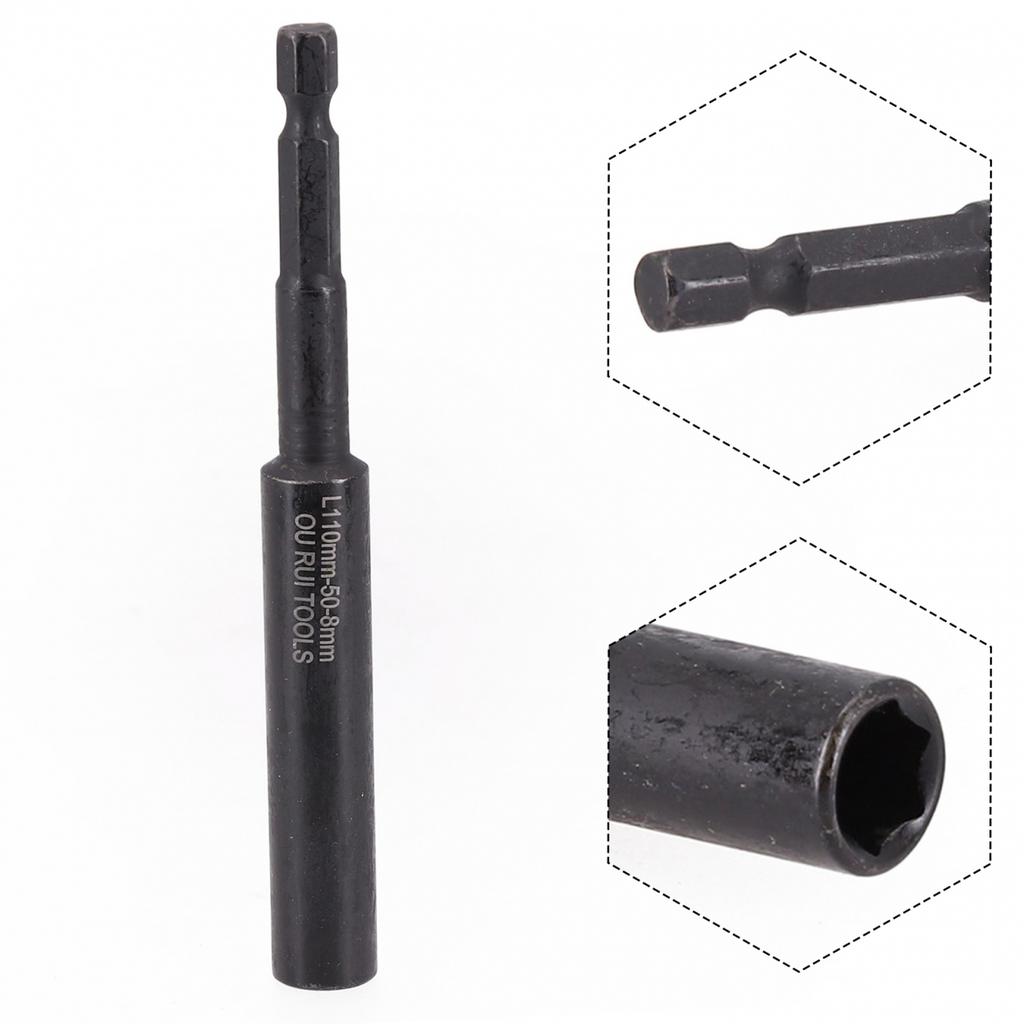 Sleeve Adapter Hexagon Socket 110mm Deepen Socket Chrome-vanadium Steel