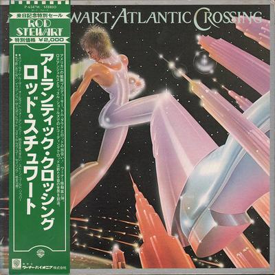 LP Record ROD STEWART  Atlantic Crossing P6547W WARNER PIONEER 1980 Japan Rock Used