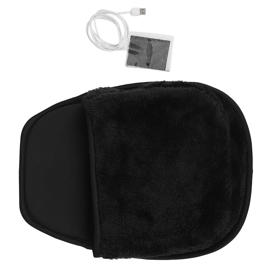 USB Heated Computer Mouse Pad Hand Warmer Roomy Hand Warming Mouse Pad Desk Accessories for Men and