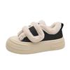 Thick-soled Velcro Cotton Shoes Winter New Velvet Thickened Fluffy Shoes Warm Muffin Baseplate Shoes Women