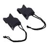 2pcs Chain Link Fence Hooks Black Lightweight Plastic Fence Bag Hooks for Baseball Softball Tennis Fences