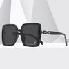 New Fashion Sunglasses High-End Large Frame Small Face Gradient Color Sunglasses Uv Protection(Ds-2134)